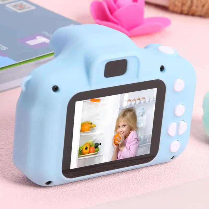  X2 Children Camera Mini HD 1080P Digital Photo Video Camera Intelligence 2-inch Color Display Suppo