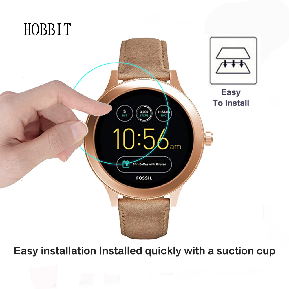 Для Fossil Q Venture Gen 3 Смарт-часы 0,3 мм 2.5D 9H прозрачное закаленное стекло Защита экрана против царапин Смарт-часы, пленка