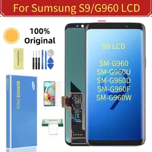 

100% Original AMOLED LCD For Samsung Galaxy S9 G960 G960F G960DS LCD Display Touch Screen Digitizer For Samsung S9 Repair Parts
