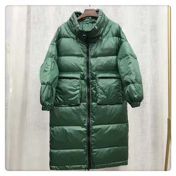 

Snow Wear Parka Female Winter Jacket Women 2020 Thick Warm Women Down Coat Long White Duck Down Puffer Jackets Women Tops L020