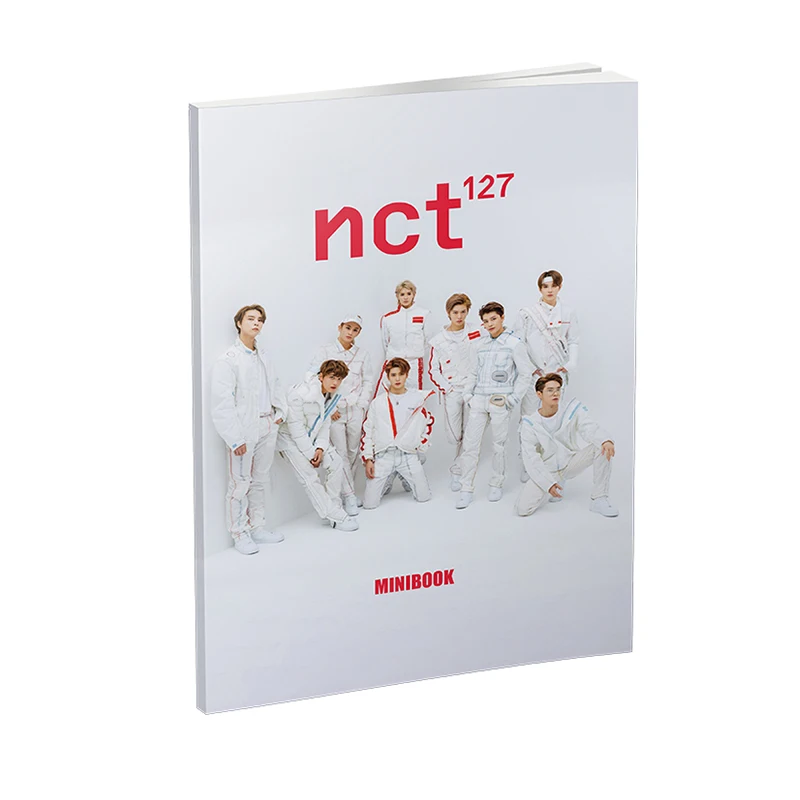 Kpop NCT127 мир Тур концертная Фотокнига Мода K-pop NCT 127 маленький фотоальбом фото плата, вентиляторы сувенир Прямая - Цвет: NCT127