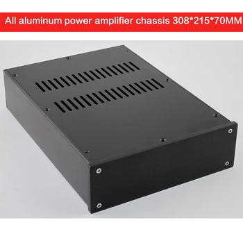 

DIY All Aluminum Power Amplifier Chassis WA37 Amp Case DAC Shell Power Supply Box Audio House Amplifier Enclosure 308*215*70MM