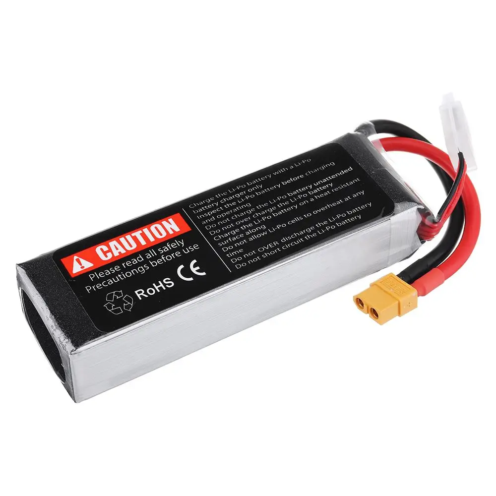 Высокое качество URUAV 14,8 V 3000mAh 75C 4S Lipo батарея XT60 Разъем для RC гоночного дрона квадрокоптера запасные части Аксессуары