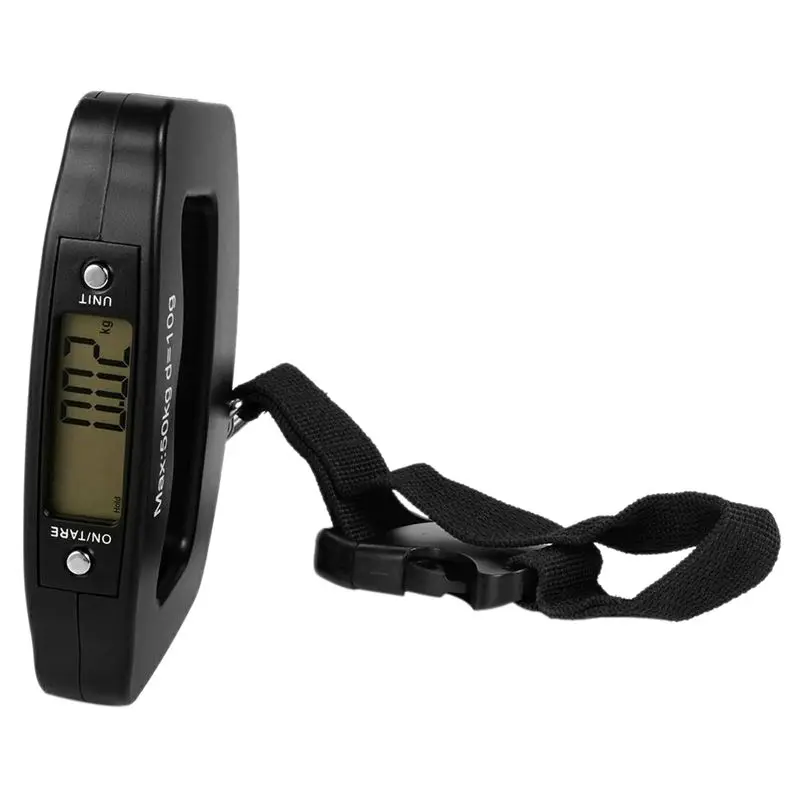 Hot 50kg / 10g Portable LCD Hanging Scales Digital Weighing Hand Baggage Luggage