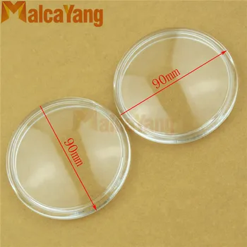 

Fog lamp glass For Renault MEGANE Laguna Kangoo SCENIC THALIA LOGAN DUSTER GRAND 2PCS Anti-fog glass Round diameter 90MM