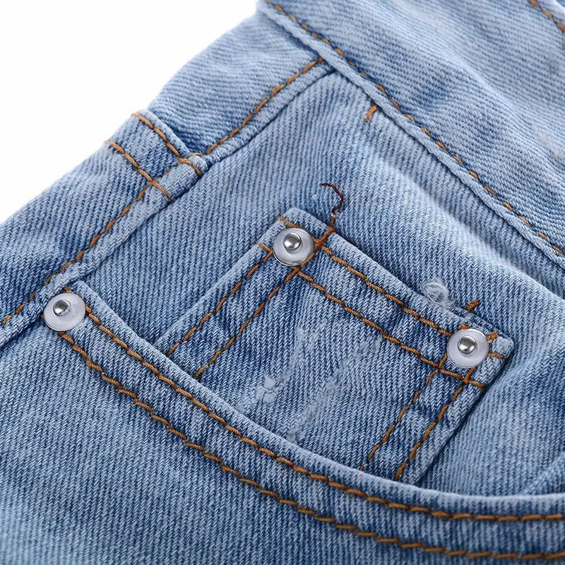 Сексуальные синие джинсы женские летние с высокой талией потертые рваные состаренные Тонкий Прохладный джинсовые брюки джинсы бойфренды