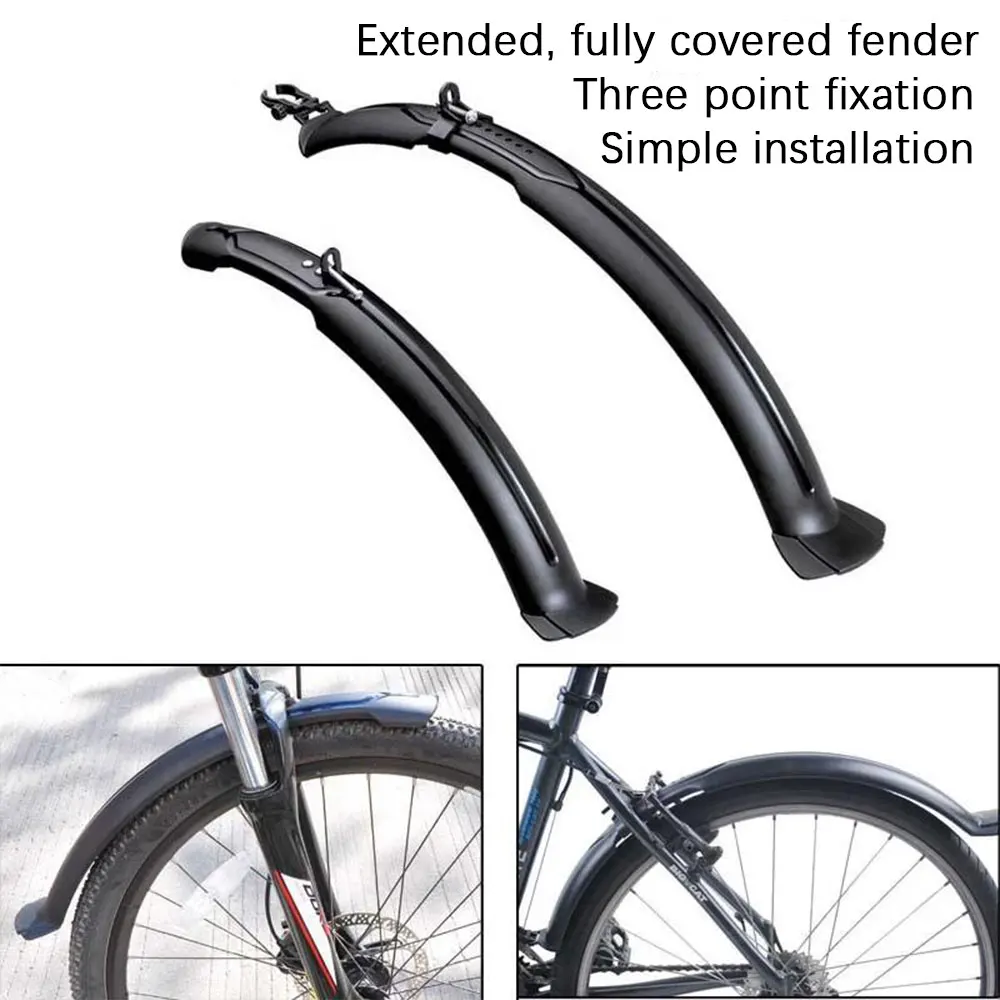 Set of 2 Mudguard Wings Bike Riding MTB Fender Front Rear Road Mountain Bicycle Accessories | Спорт и развлечения
