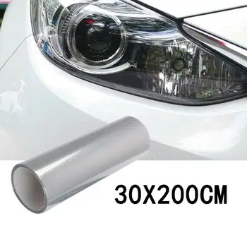 

30cm 4m Car Transparent Light Protector Film Bumper Hood Paint Protection Headlight Protective Film Vinyl Roll with Scraper