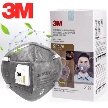 

Original 3M 9542V/9541V Grey Mask Respirator Anti-haze Masks