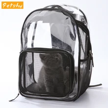 Petshy портативные дышащие сумки для перевозки животных, кошек, маленьких собак, прозрачное пространство для кошек, щенков, окно для переноски, клетка для домашних животных, рюкзак для путешествий