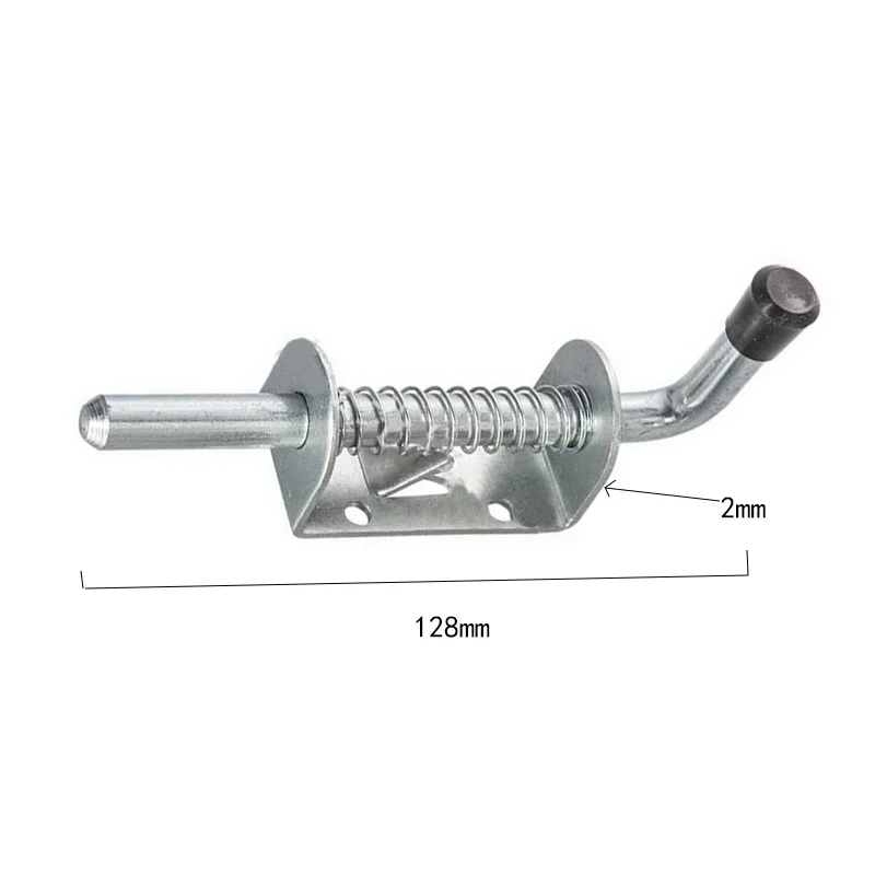1 шт. пружинная защелка, металлическая защитная защелка, 128 мм* 32 мм, серебристые Пружинные защелки, дверные петли для шкафа, фурнитура