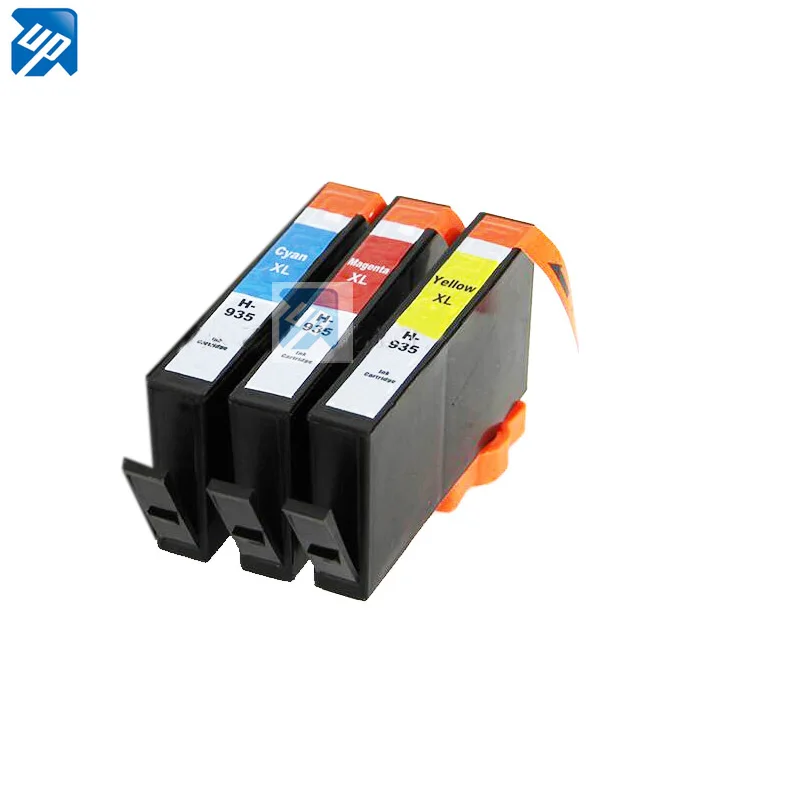 color Брендовый совместимый чернильный картридж для hp 934 935XL для hp Officejet pro 6230 6830 6835 6812 6815 6820 принтер с чипом - Цвет: color