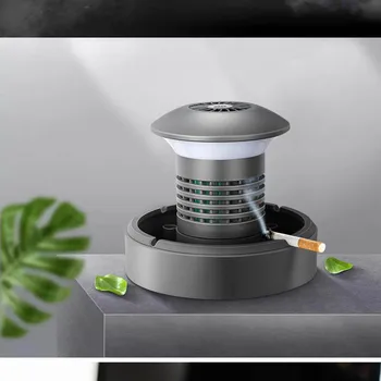 

Mini Ashtray Smokeless Multifunction Rechargeable Indoor Ashtray Smokeless Air Purifier for Home/Office/Car