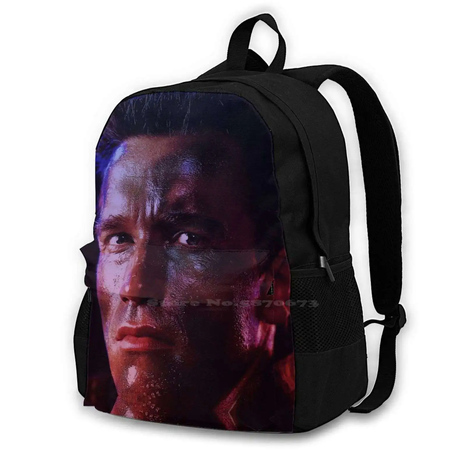 

John Matrix Women Men Teens Laptop Travel School Bags Arnold Schwarzenegger Classic Action Movie Film John Matrix Blood Hero
