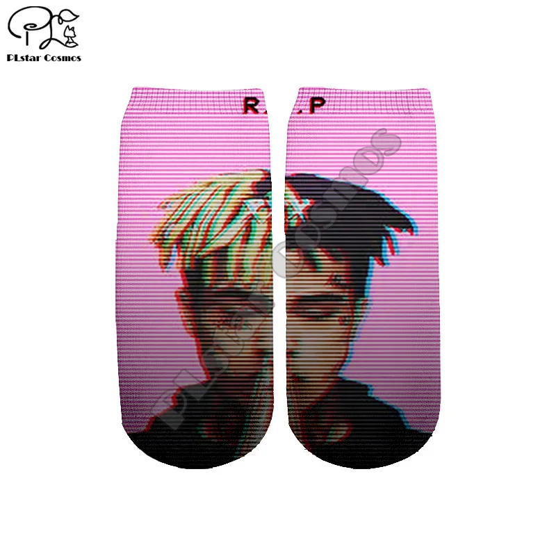 Прямая поставка Rapper XXXTentacion Tupac Eminem хип хоп мужские/женские хлопковые носки