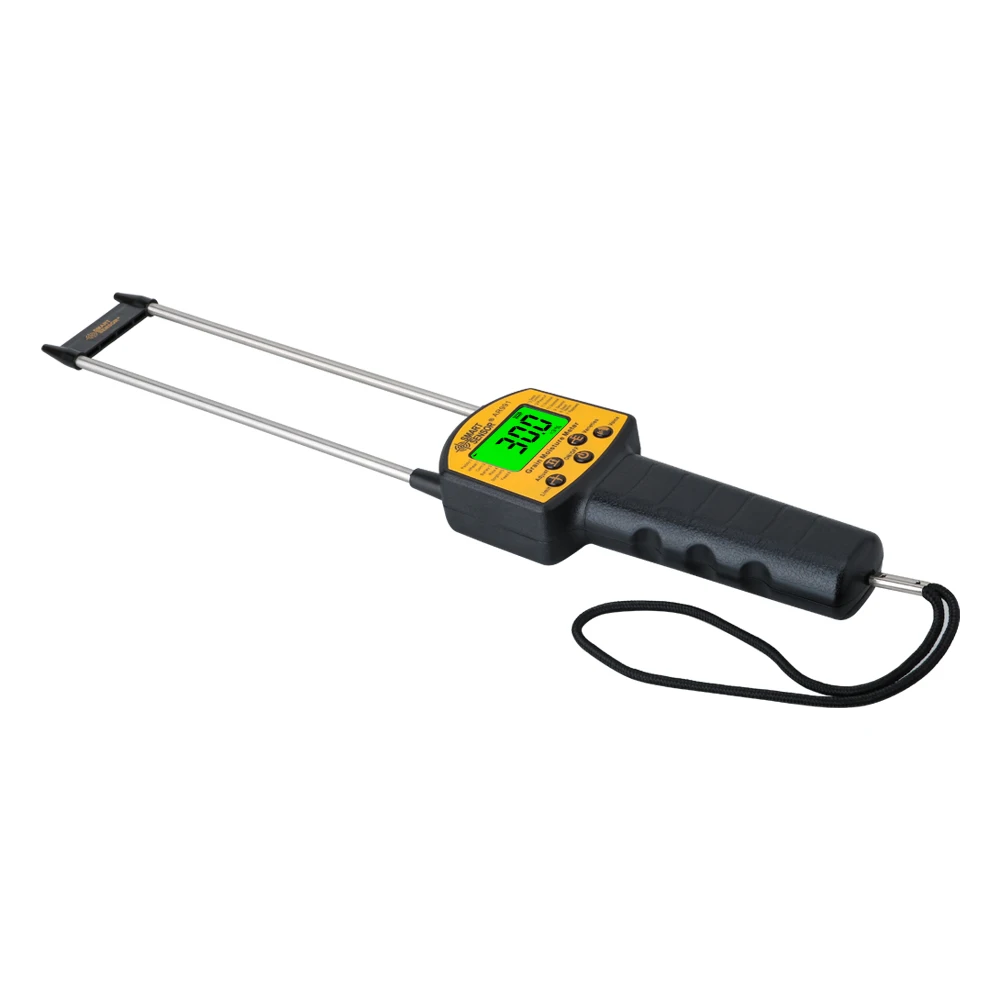 SMART SENSOR Digital Grain Moisture Meter Vochtmeter Use for Rapeseed Cotton Soybean Peanut Barley Rice Sorghum Paddy Wheat Corn grain moisture meter