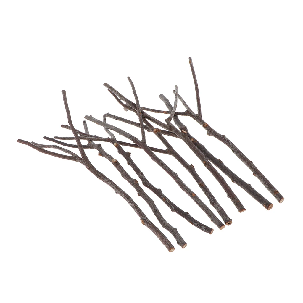 8 Pack Natural Wood Branches Farmhouse Style Real Tree Branches DIY Rustic Floral for Home Decor Wedding Centerpiece