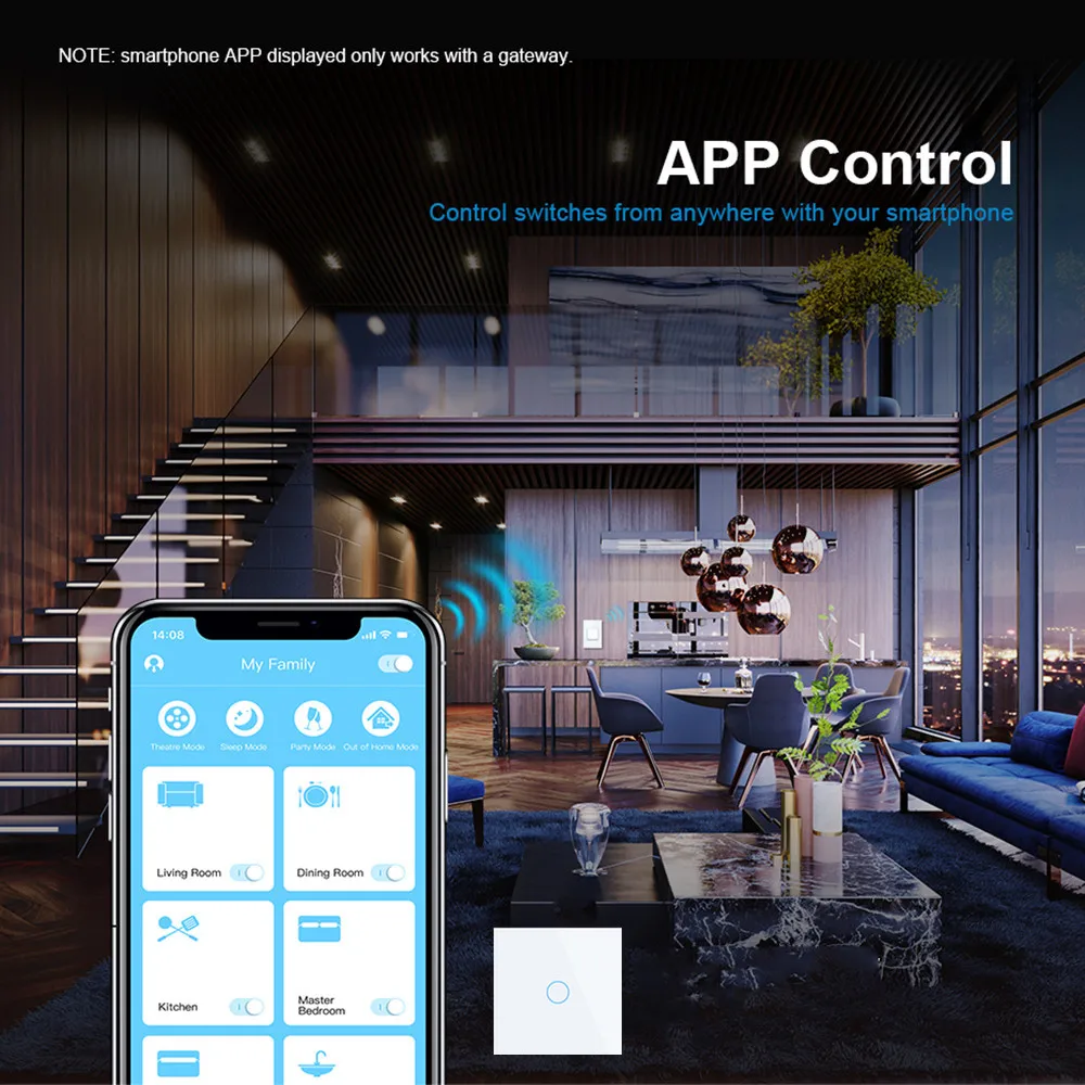 Livolo ZigBee smart wifi light switch wireless