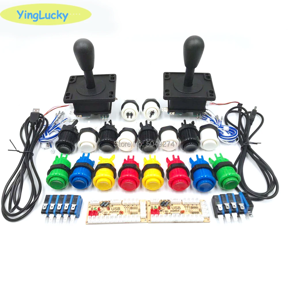 

Arcade diy game control board kit Arcade kits Bundle including happ style joystick button for DIY contoller for arcade game