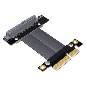 

U.2 NVMe SSD to PCI-E 3.0 x4 Extension Cable SFF-8639 NVMe PCIe 4x Gen3 Riser Card Line High Speed Transmission