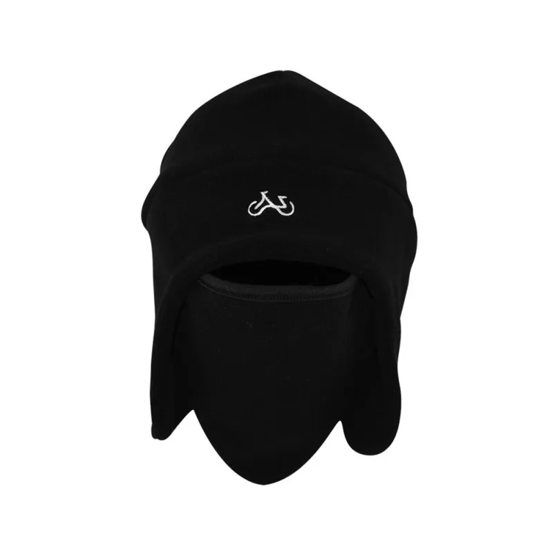 Hiking Camping Thermal Fleece Hat Hooded Neck Warmer Winter Sports Face Mask for Men Bike Helmet Beanies Masked cap Women KT01