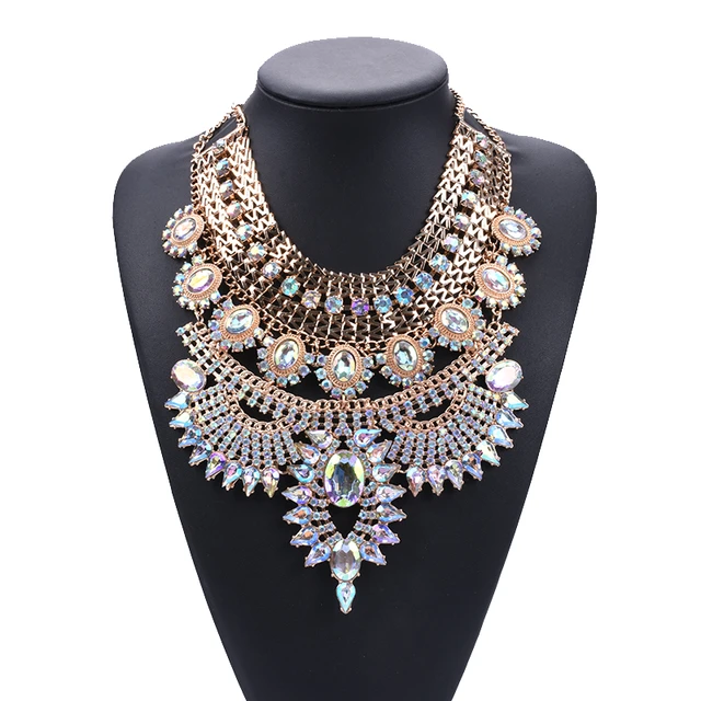 Walm-Creator Floral Collar Statement Necklace, 19 Inch Women India | Ubuy