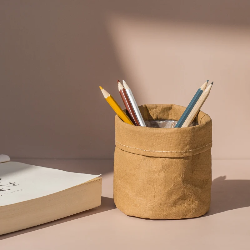 2020 New Style Waterproof Flower Pot Cover Multifunctional Desk Organizer Cosmetic Pen Box For Home Decor pot