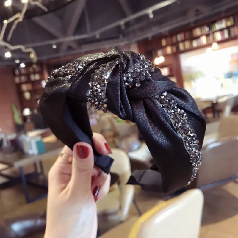 

Accessories Headband Bow Knot Hairband Hair Accessory Shiny Cotton Cloth Hoop Boho Party Girls