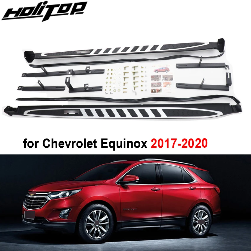 Горячая боковая балка шаг Беговая доска ножная для Chevrolet Equinox 2018 2020 горячие