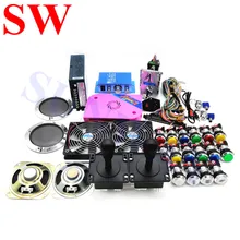 DIY Jamma машина наборы с Пандора коробка 6 1300 в 1 мульти игровая доска жгут монета селектор джойстик Кнопка Блокировка питания вентилятор