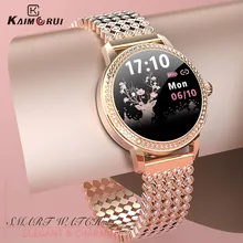 

Diamond-studded Smart Watch 2021 For Women Lovely Steel Sport Watch IP68 waterproof Fitness bracelet Heart Rate LW20 Smartwatch