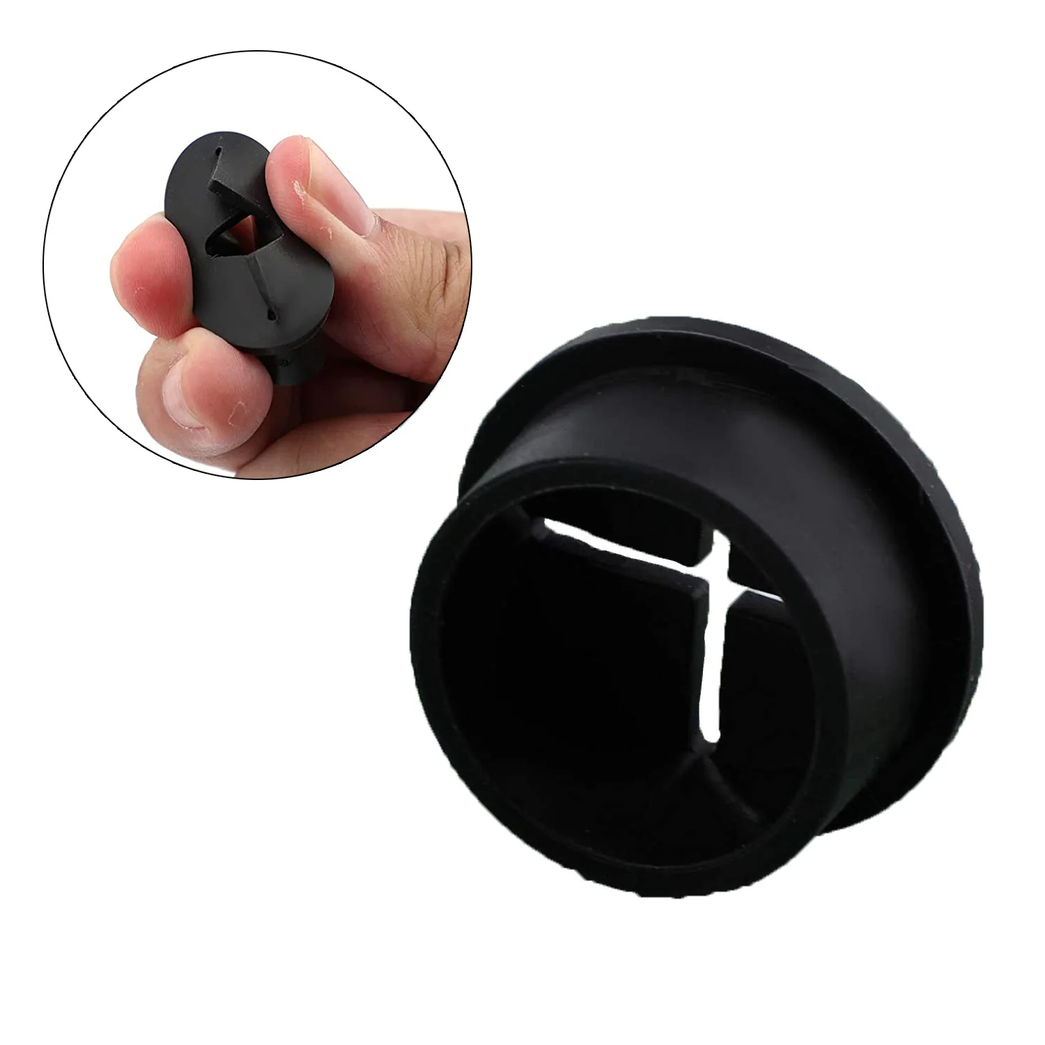 Description Picture 5 of item1PC Desk Grommets Flexible Cord Grommet Rubber Cable Wire Hole Cover For Office Computer Desk Table Cable Cord Hole Cover Tools