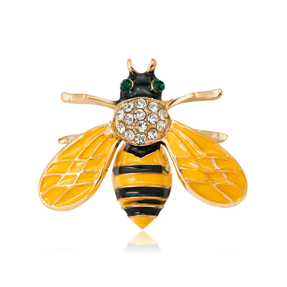 

Europe And America Hot Sales Creative New Style Oil Drop Bumblebee Brooch Suit Shirt Collocation Brooch Accessories