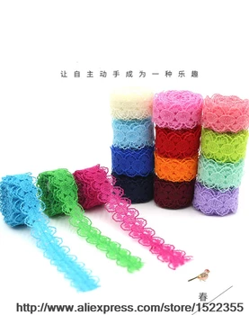 

10/ yard New Multi- Color Lace Decorative Handicrafts , Exquisite Accessories Aa-140 Diy Lace Hot