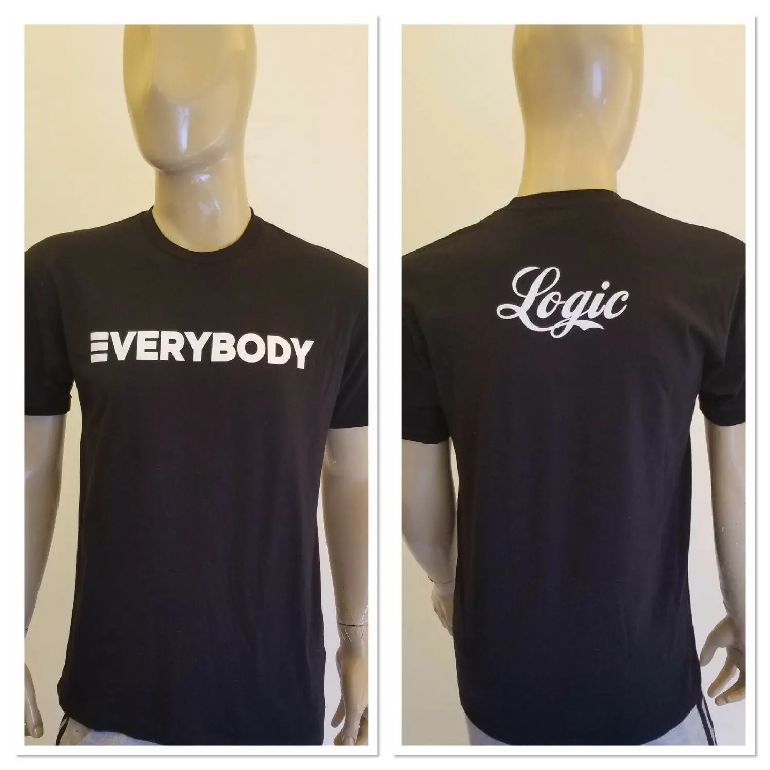Logic Everybody T Shirt Tour Tee Concert Black Red White G Eazy