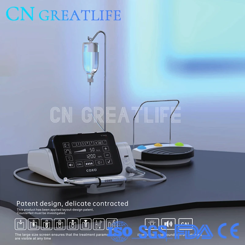 

New Dental Equipments Full Touch Big Screen COXO Soco C-sailor Pro Dental Implant Motor System Dental Implant System