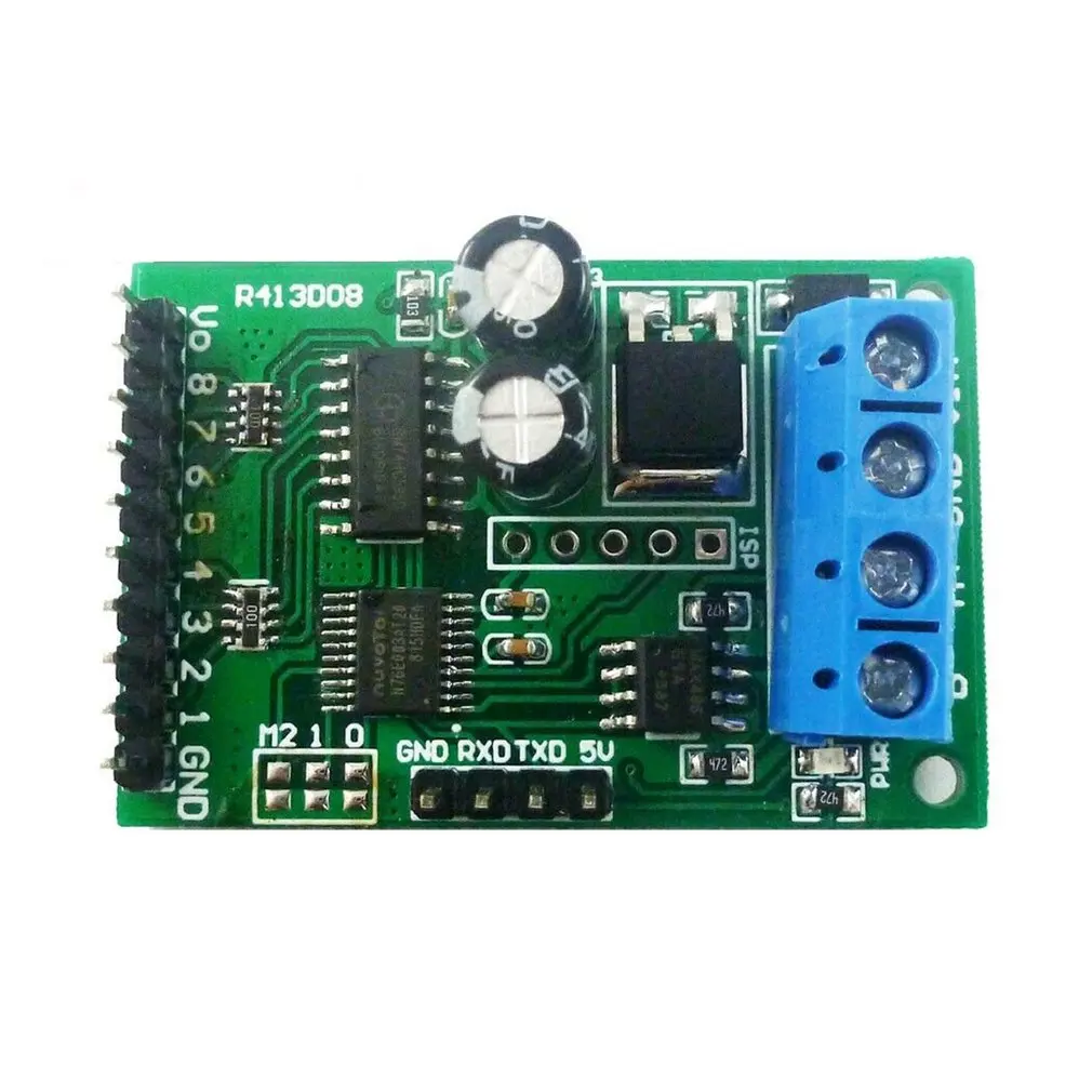 Прочный Gt004 8Ch Dc6-24V Rs485 Rs232(Ttl) Modbus Rtu Uart модуль управления для Plc реле