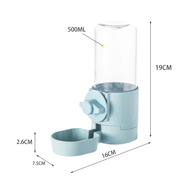 Automatic Pet Feeder Cage Hanging Bowl Water Bottle Food Container Dispenser For Puppy Cats Rabbit Birds Pet Feeding Product 3