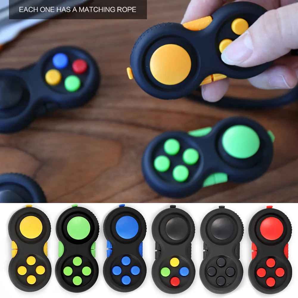 Game Fidget Pad Stress Reliever Squeeze Fun Magic Desk Toy Handle Toys Stress Decompression Gift Key Mobile Phone Accessory