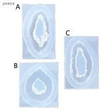 Ювелирная полимерная форма Кристалл кварц рок кластер Geode Druzy драгоценный камень формочка для силиконовой Подвески Ювелирные изделия из смолы для рукоделия