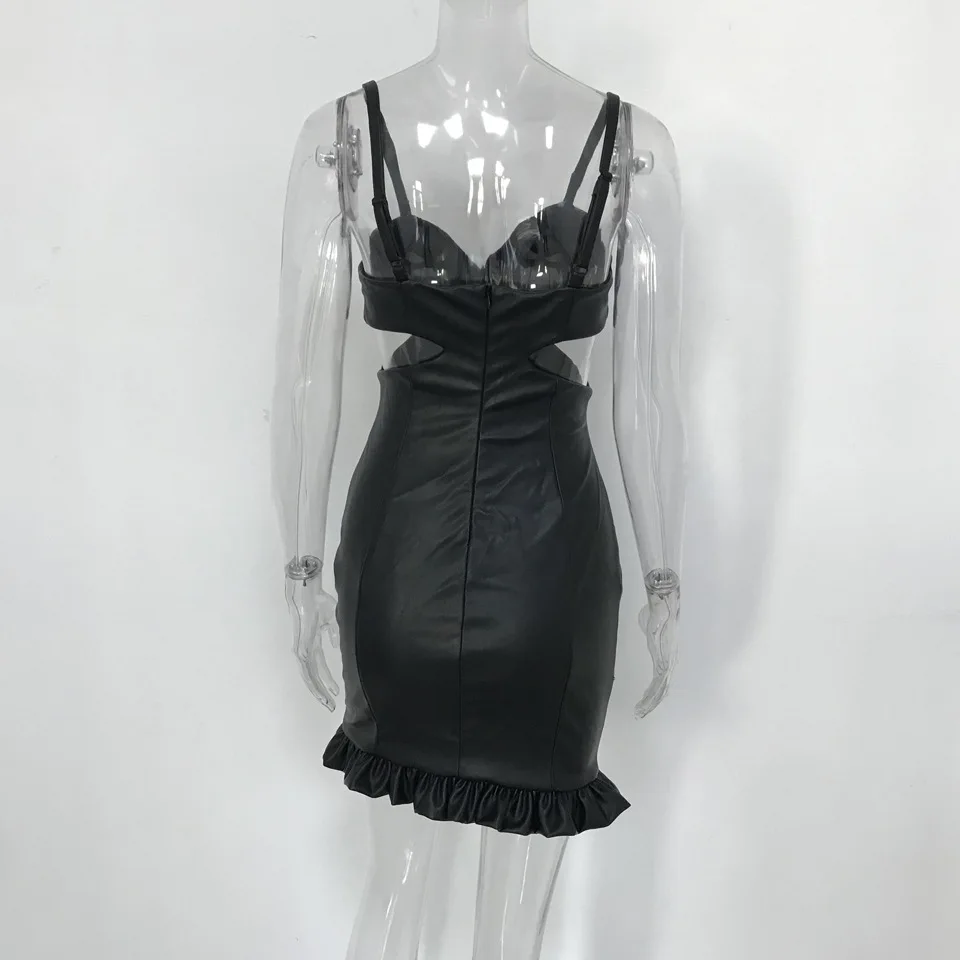 INS/, женское платье в европейском и американском стиле, AliExpress, Высококачественная юбка из искусственной кожи, кружевной топ, сексуальное платье для ночного клуба