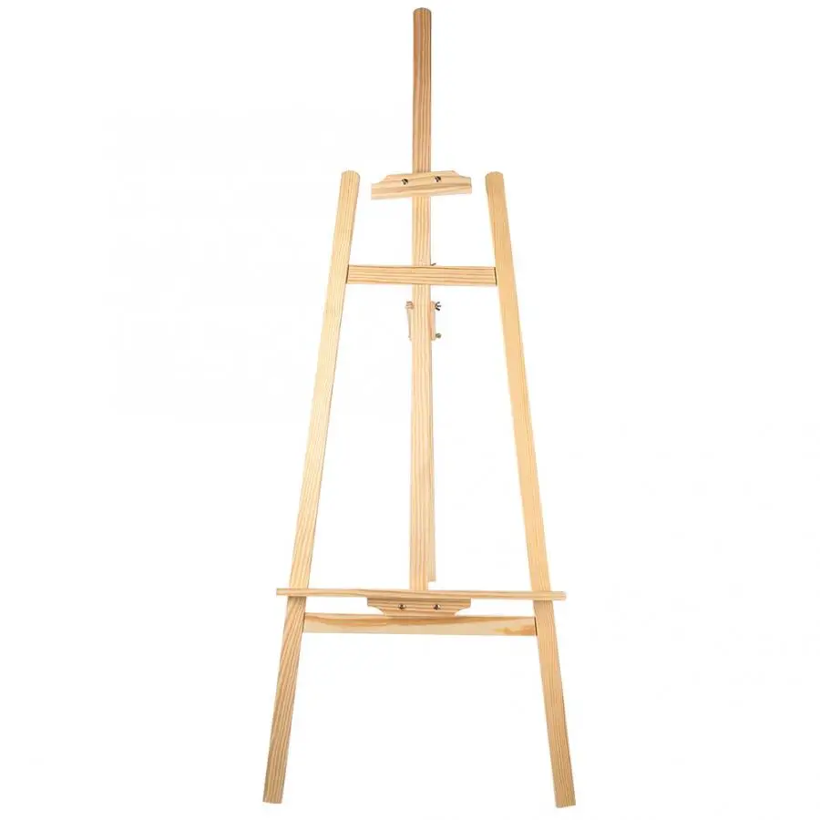 Drawing Tool Adjustable Pine Wood Easel Artist Sketching Painting Easel Poster Advertising Display Stand artist supplies