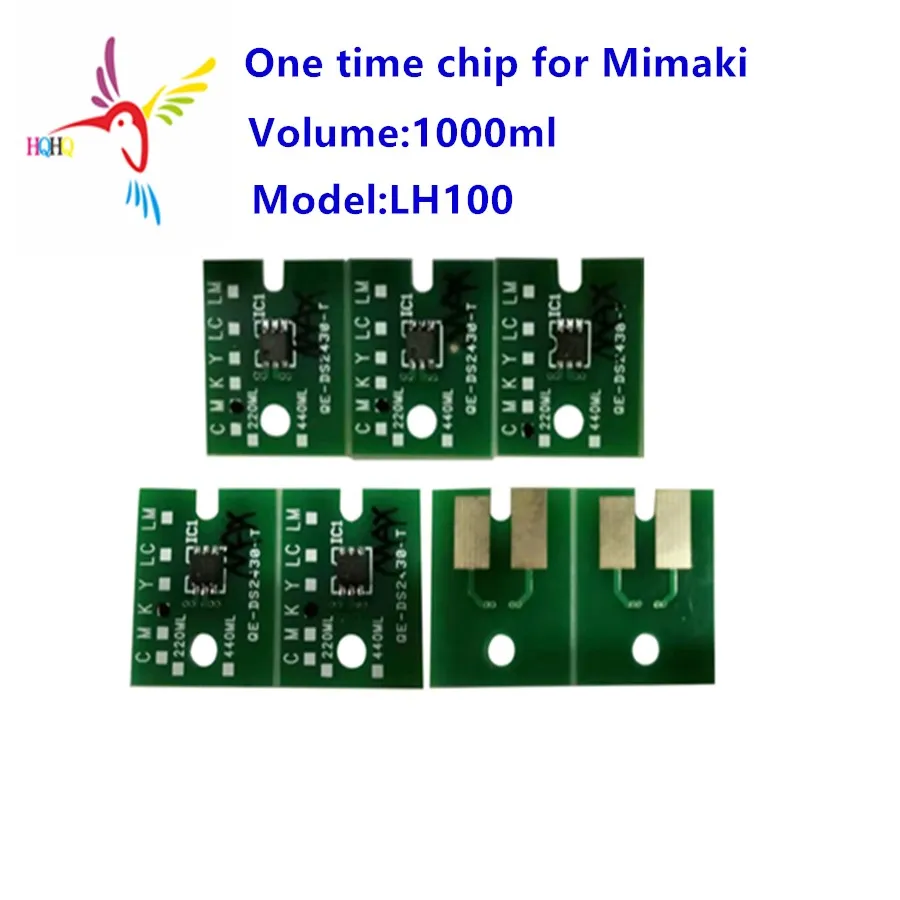 1000 мл LH100 один раз чип для Mimaki JFX200-2513/JFX200-2513 EX/JFX200-2531/JFX500-2131 UJF-3042MkII UJF-3042MkII EX UJF-6042Mk