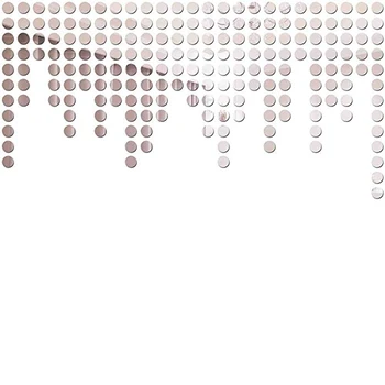 

100pcs Round Circle Acrylic Mirror Stickers Wallpaper Decorative Wall Sticker Children's Nursery Bedroom Living Room Sticker