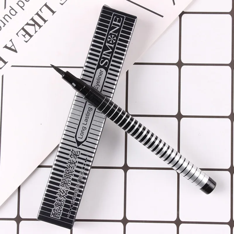 2ml Black Eyeliner Long Lasting Waterproof Smudge-proof Smooth Easy To Color Eye liner Maquiagem