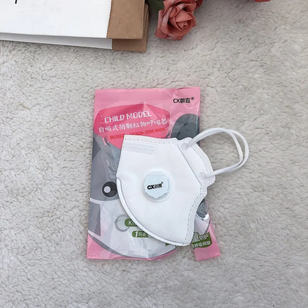 

Children Mouth Mask Mask With Valve Dust-Proof Anti-Fog 4-Layer Child Mask Protective Mask mask with valve