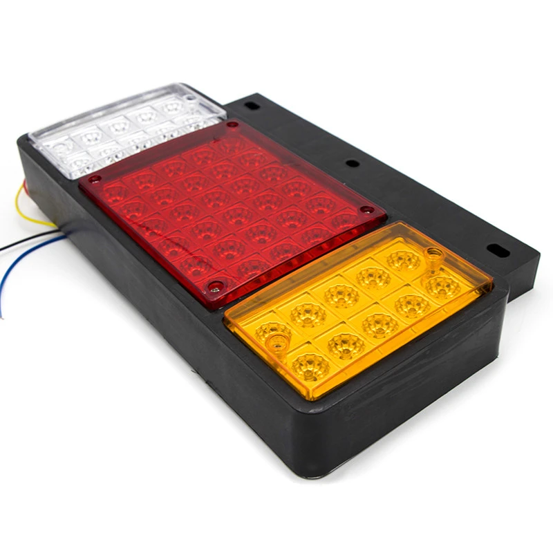 2x 12V/24V Waterproof Car Truck 50 LED Rear Tail Light Warning Brake Reverse Lamps For ISUZU Elf Truck NPR NKR NHR NLR 1984-up