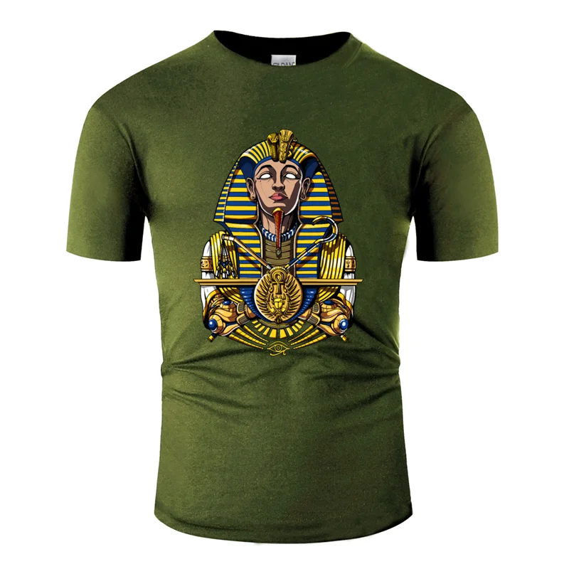 Модный Юмор tutankhamun египетский фараон tut футболка King крутая Черная Мужская футболка комиксы хлопок наивысшего качества