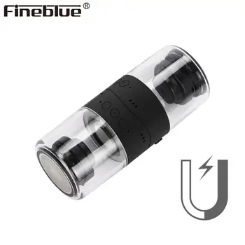 

Fineblue MK22 TWS Bluetooth Speaker Mini Wireless Speaker 4 Colors LED Breathing Light Mega Bass Stereo Music Player Subwoofer N