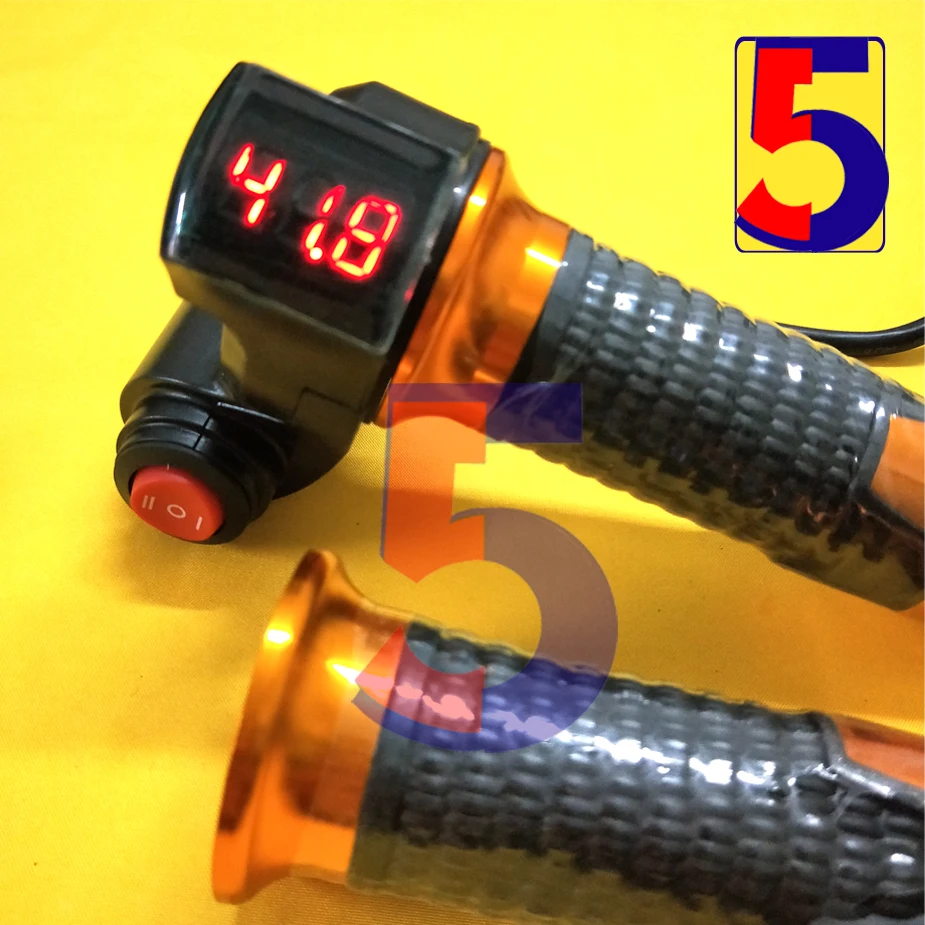 12V-99V-Ebike-Twist-Grips-Throttle-Half-Twist-throttle-with-voltage-display-with-3-Speed-Switch-Cruise-function-Power-Switch (3)